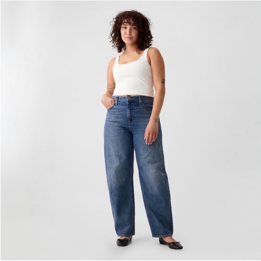 GAP High Rise Barrel Jeans NWT 29/8 Regular - Picture 5 of 12